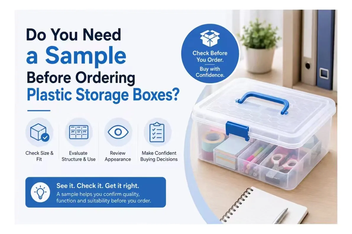 #18 Do You Need a Sample Before Ordering Plastic Storage Boxes