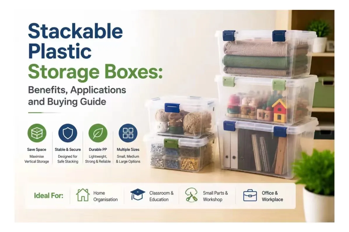 #13 Stackable Plastic Storage Boxes - Benefits, Applications and Buying Guide
