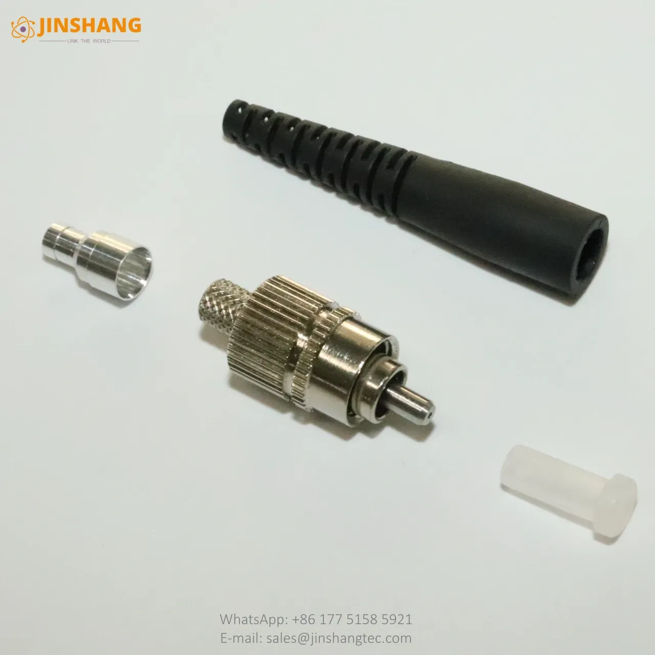 FC Fiber Optic Connector with Ceramic or Metal Ferrule
