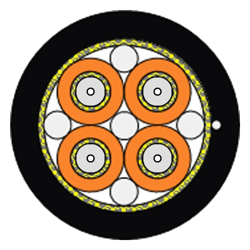 AT-V(ZN)YY 4G50-125, OM2, 7.4mm Black Jacket Structure
