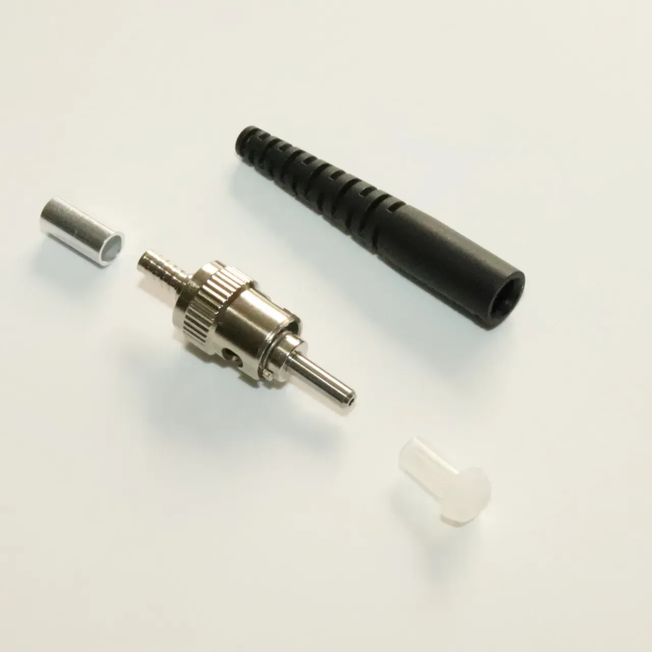 ST BFOC Fiber Optic Connector with Metal Ferrule Rugged Bayonet Optical Connector