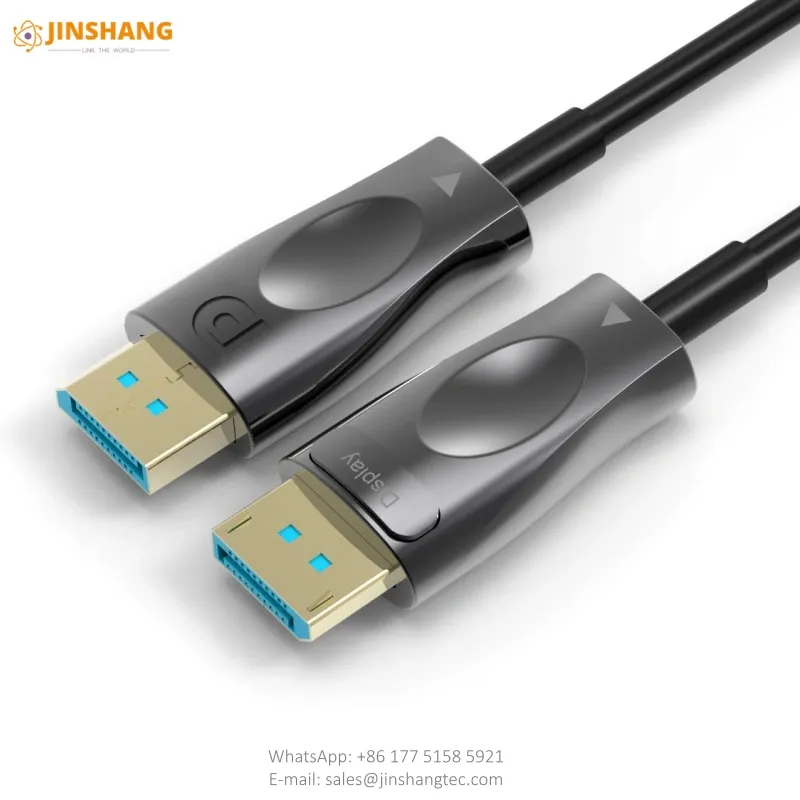 Armored DisplayPort 1.4/2.1 Active Optical Cable 8K 32.4Gbps
