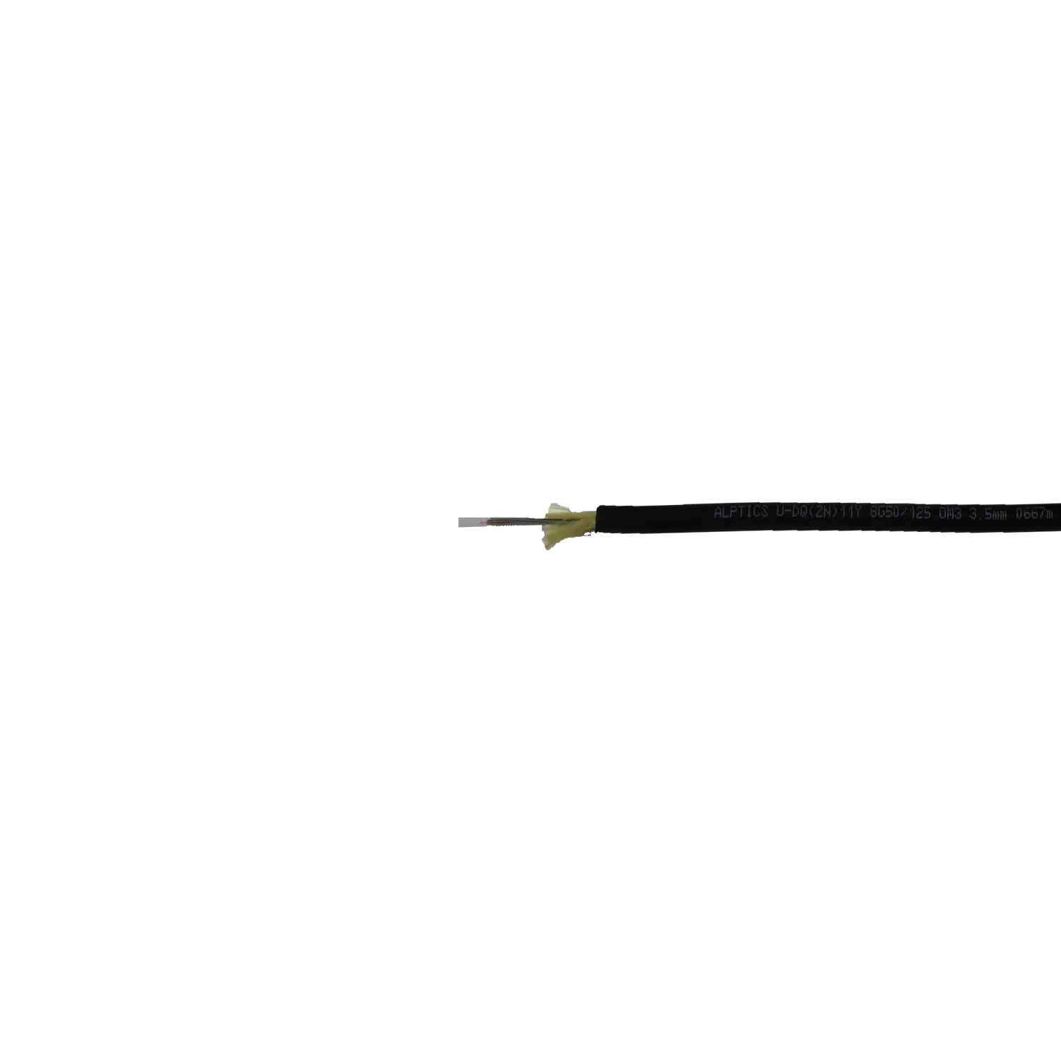 U-DQ(ZN)H 8G50_125 OM3 Black LSZH 7.0mm, 800N Fiber Optics Cable