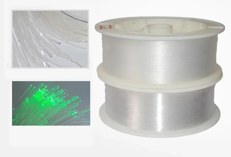 Pmma End Glow Fiber structure pmma end glow fiber
