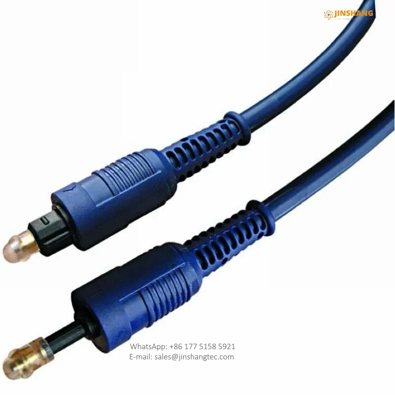 FEV-FO506 Blue Toslink to Mini-Toslink Optical Audio Cable for Digital Optical Audio Links