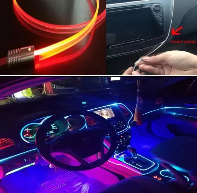 Side Glow Fiber structure side glow fiber