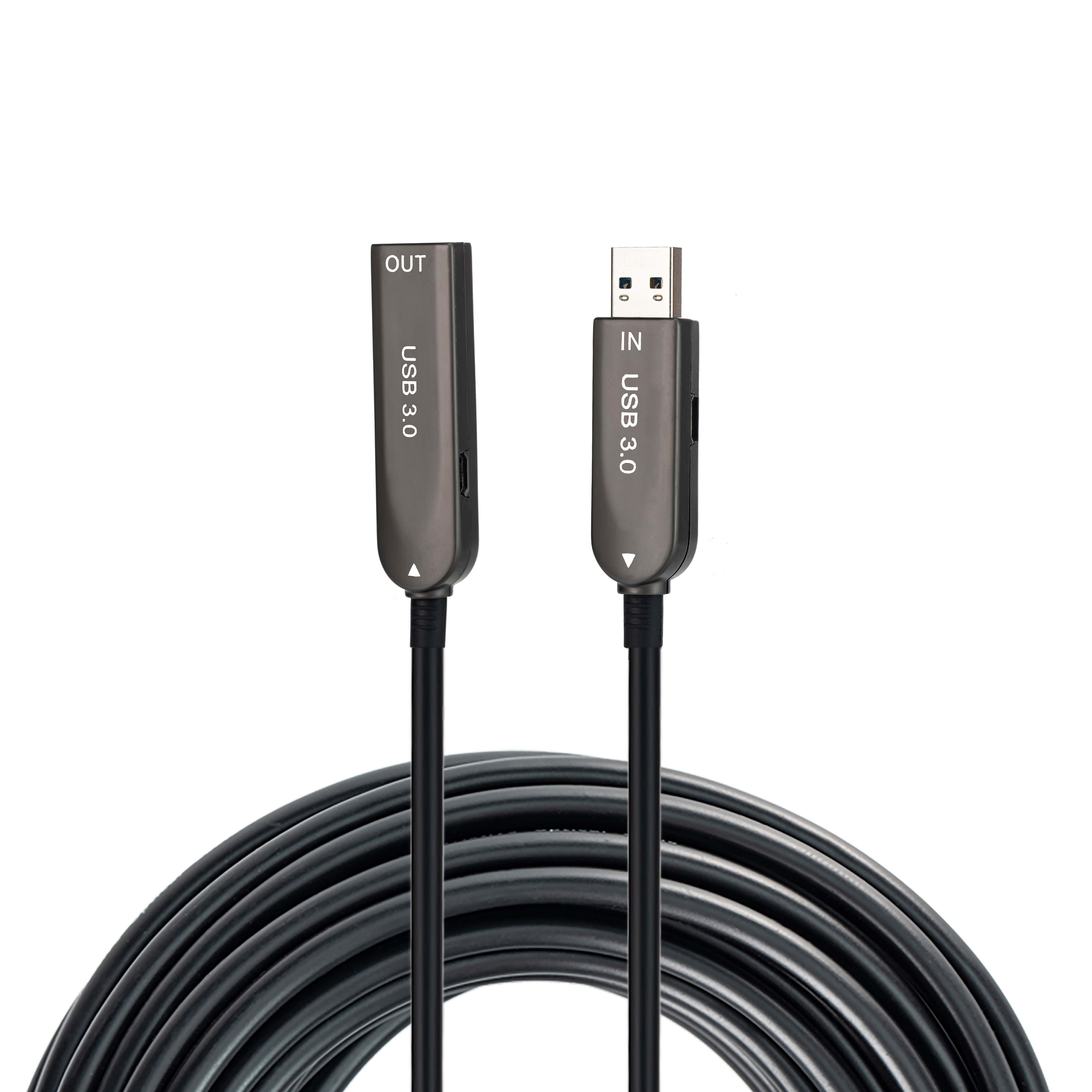 USB 3.0 Type-A Male to Male Active Optical Cable