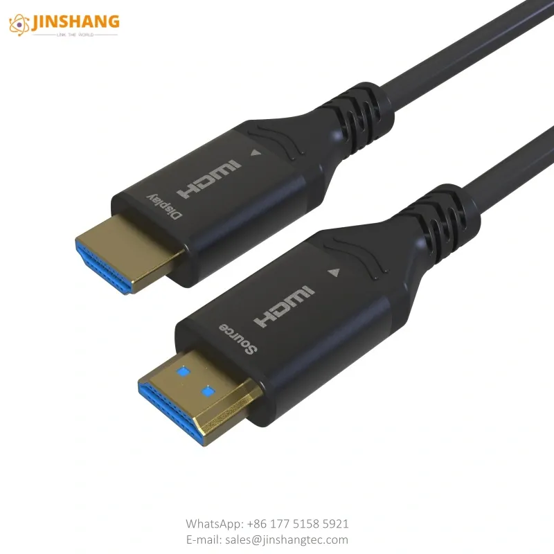 Classic Black 8K HDMI 2.1 Active Optical Cable