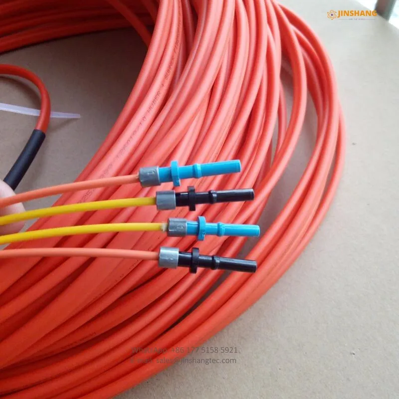 V-PIN Versatile Link H-PCF Industrial Fiber Optic Cable Assembly