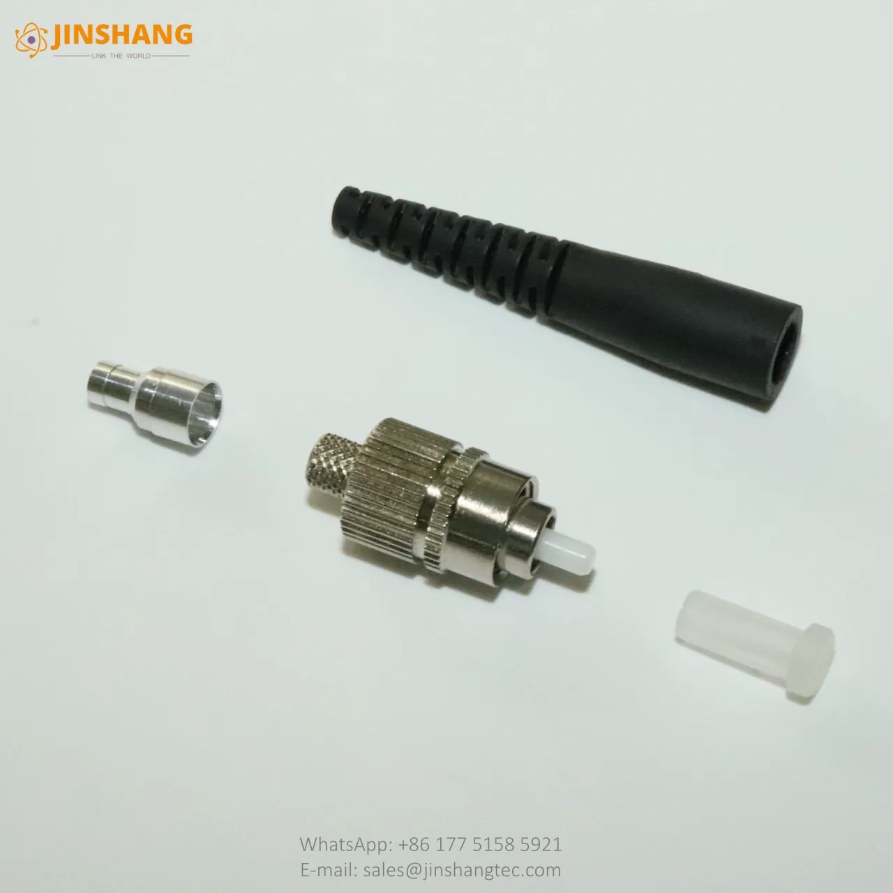 FC Fiber Optic Connector with Ceramic or Metal Ferrule