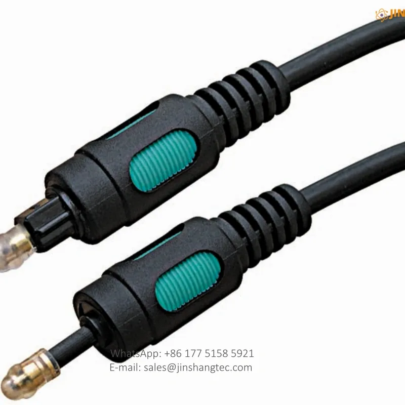 FEV-FO505 Push-Grip Toslink Digital Optical Audio Cable for Digital Optical Audio Links