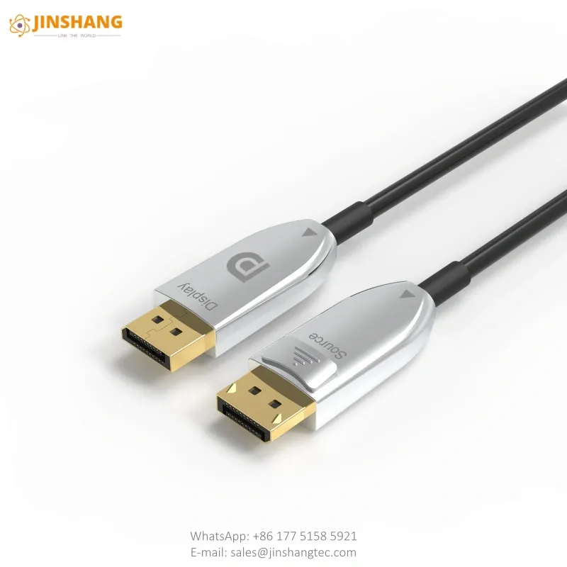 Armored DisplayPort 1.4/2.1 Active Optical Cable 8K 32.4Gbps