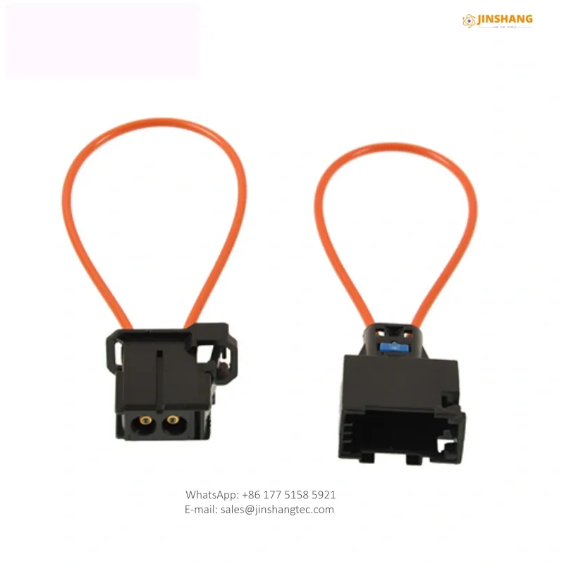Automotive MOST Fiber Optic Loopback Bypass Cable