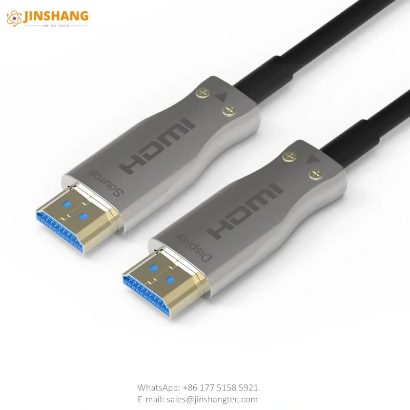 Waterproof Armored HDMI Active Optical Cable with Sealed Couplers