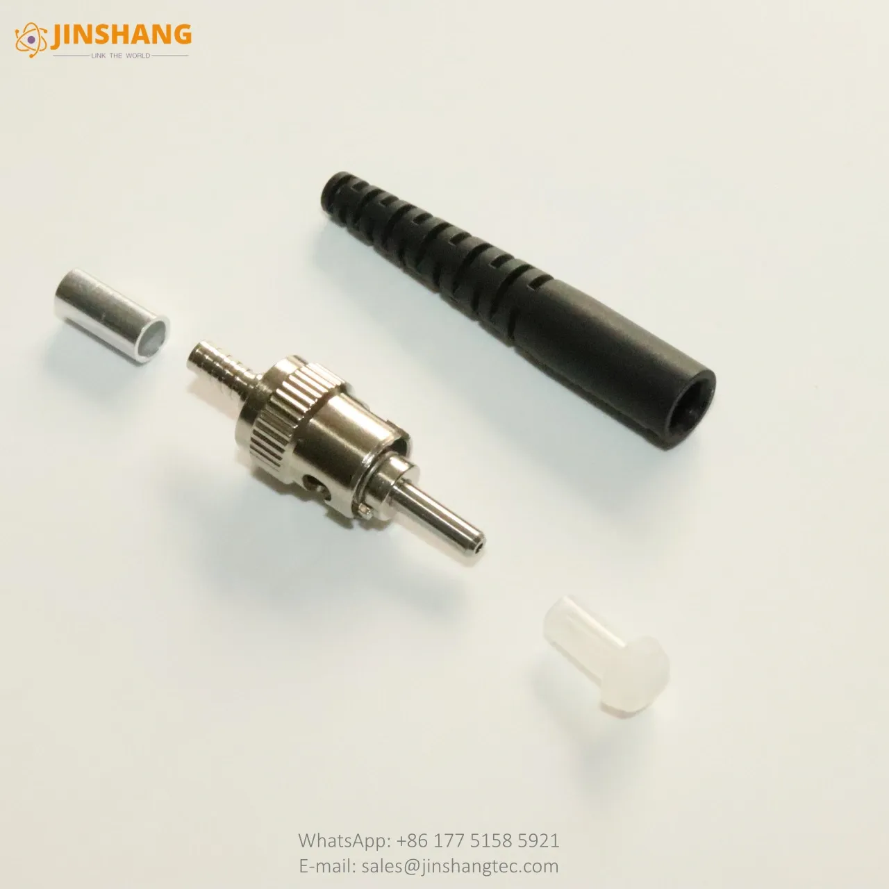 ST-BFOC Fiber Optic Connector with Ceramic or Metal Ferrule — OEM Cable Assembly