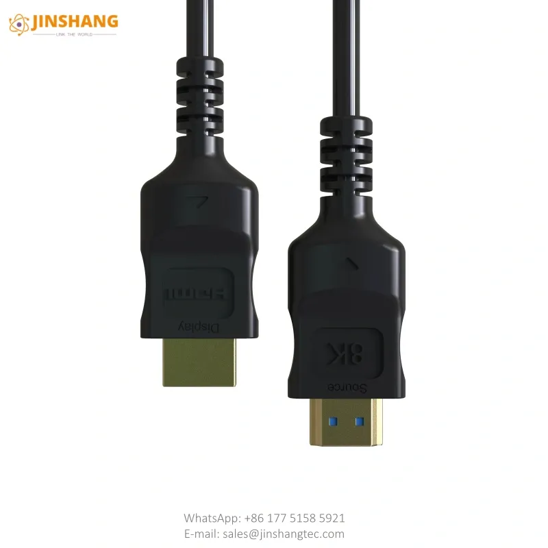 Black Molded 8K HDMI 2.1 Active Optical Cable