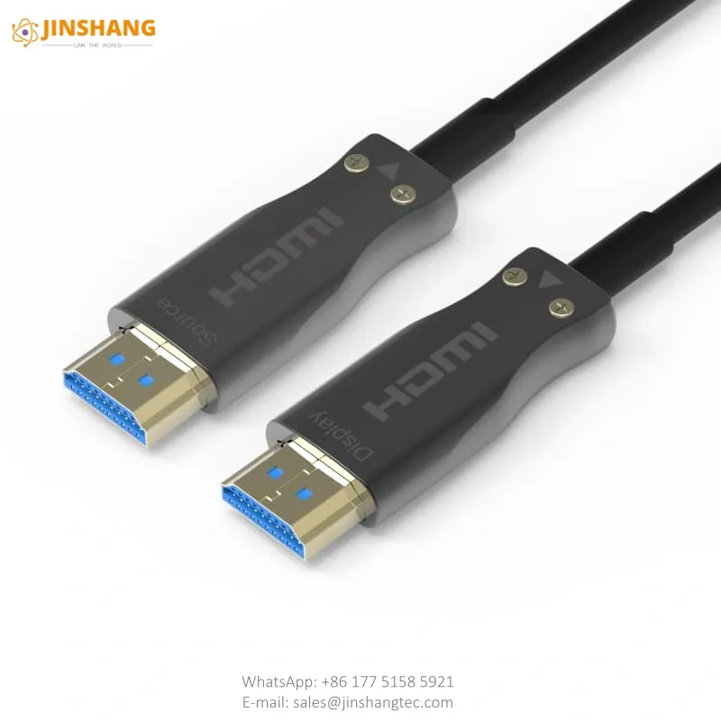 Waterproof Armored HDMI Active Optical Cable with Sealed Couplers