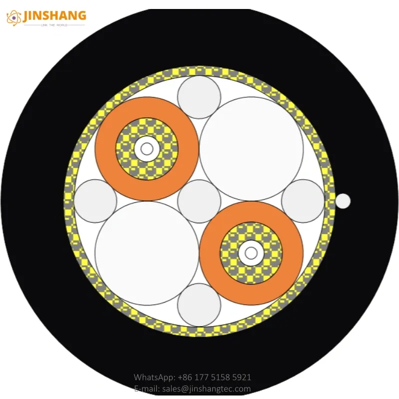 PE-Jacket Multi-Element Industrial Fiber Optic Cable