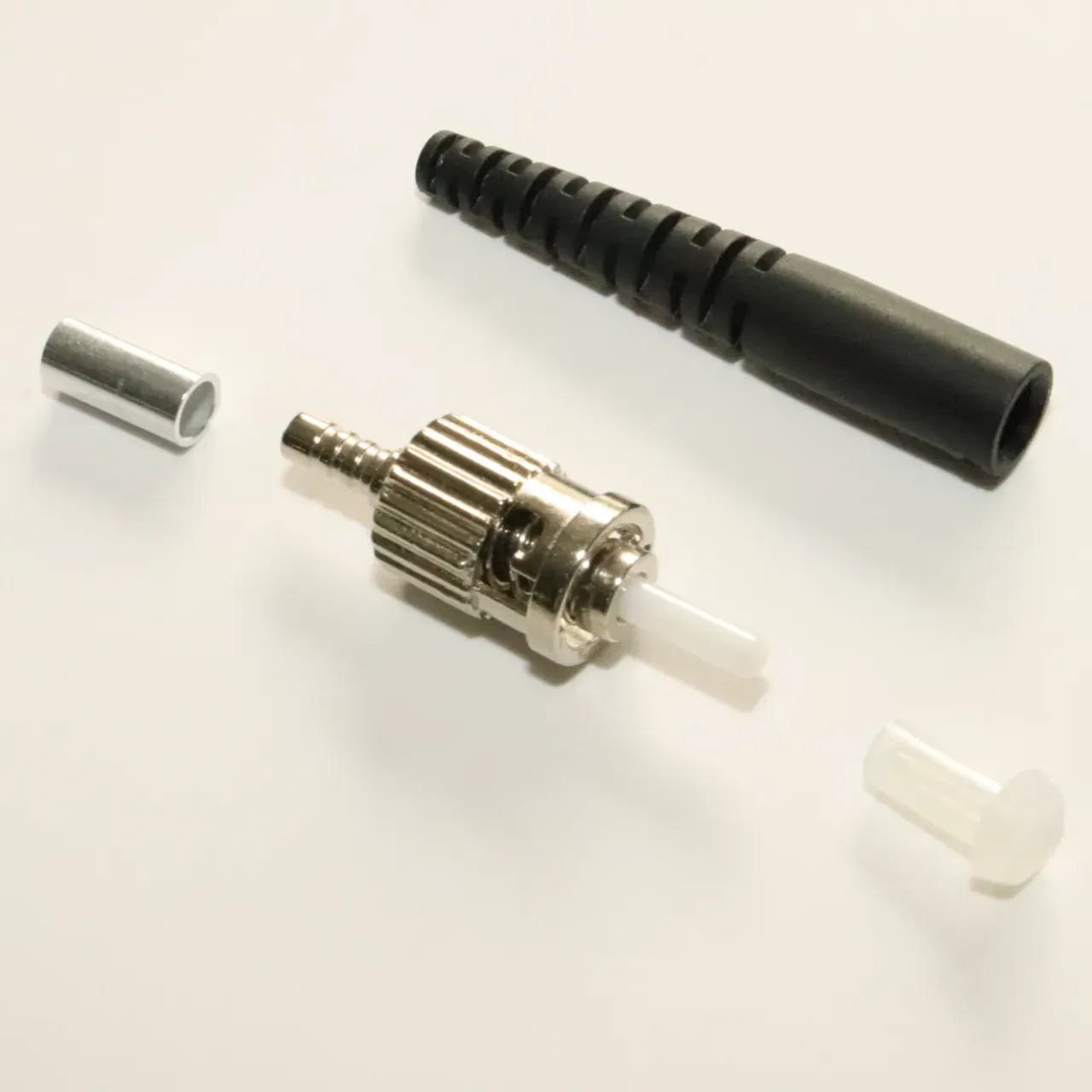 ST BFOC Fiber Optic Connector with Ceramic Ferrule Precision Bayonet Termination