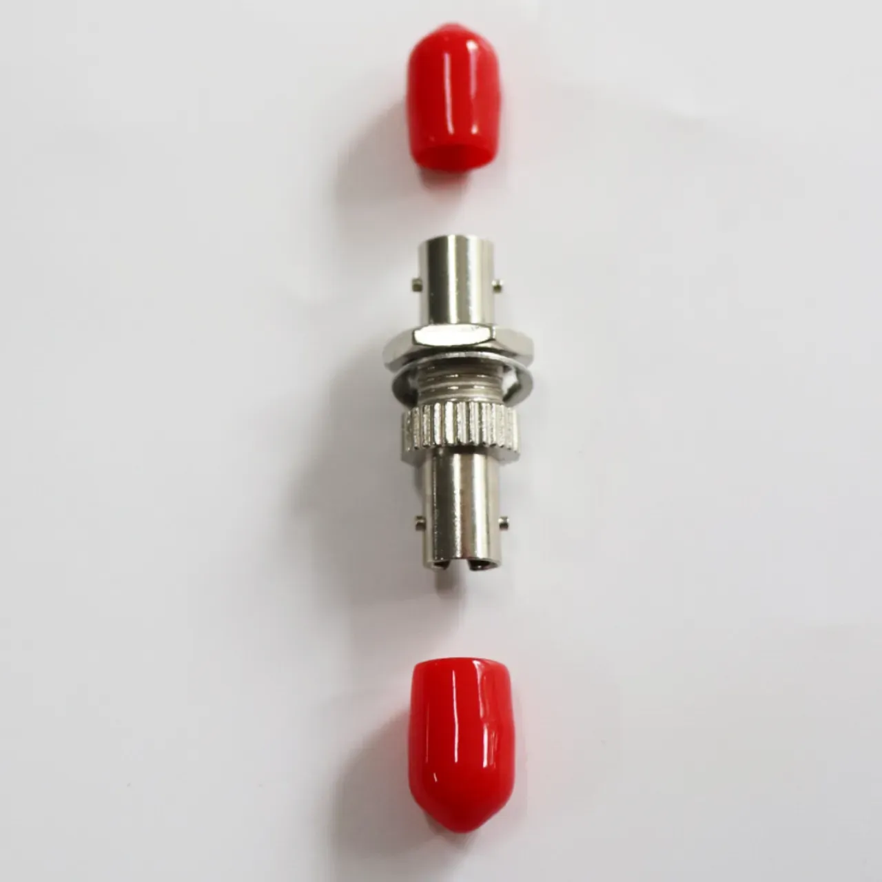 ST to ST Fiber Optic Adapter Bayonet Bulkhead Coupler for Fiber Panels