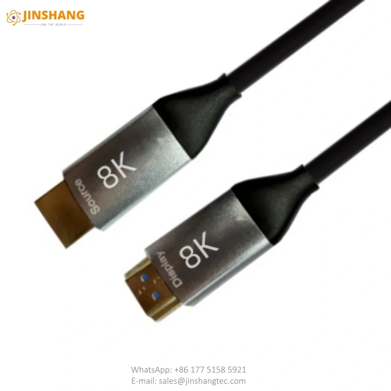 Dark Metal 8K HDMI 2.1 Active Optical Cable