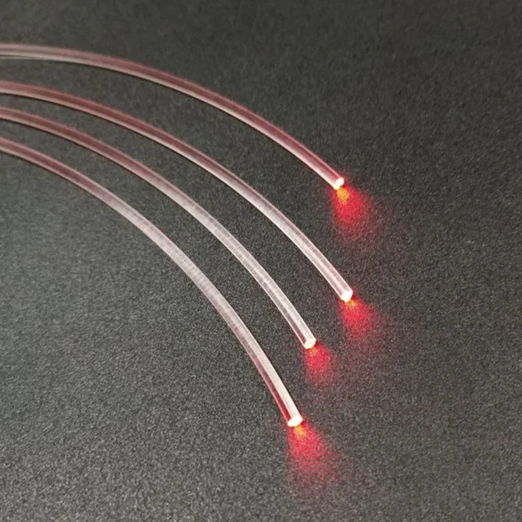 SK80 detail pmma end glow fiber