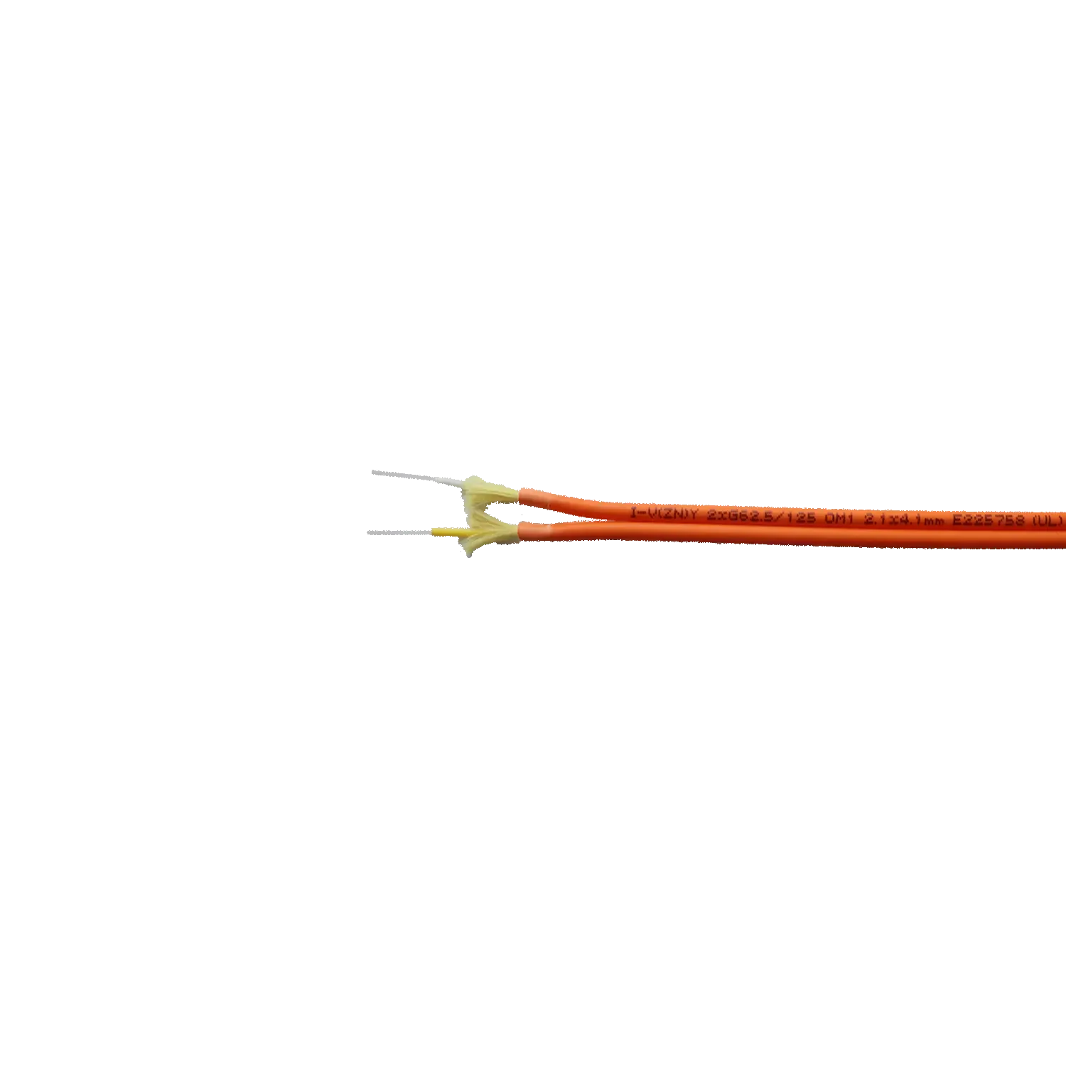 I-V(ZN)Y 2G62.5125,OM1, 2.0x4.1mm fiber optic cable