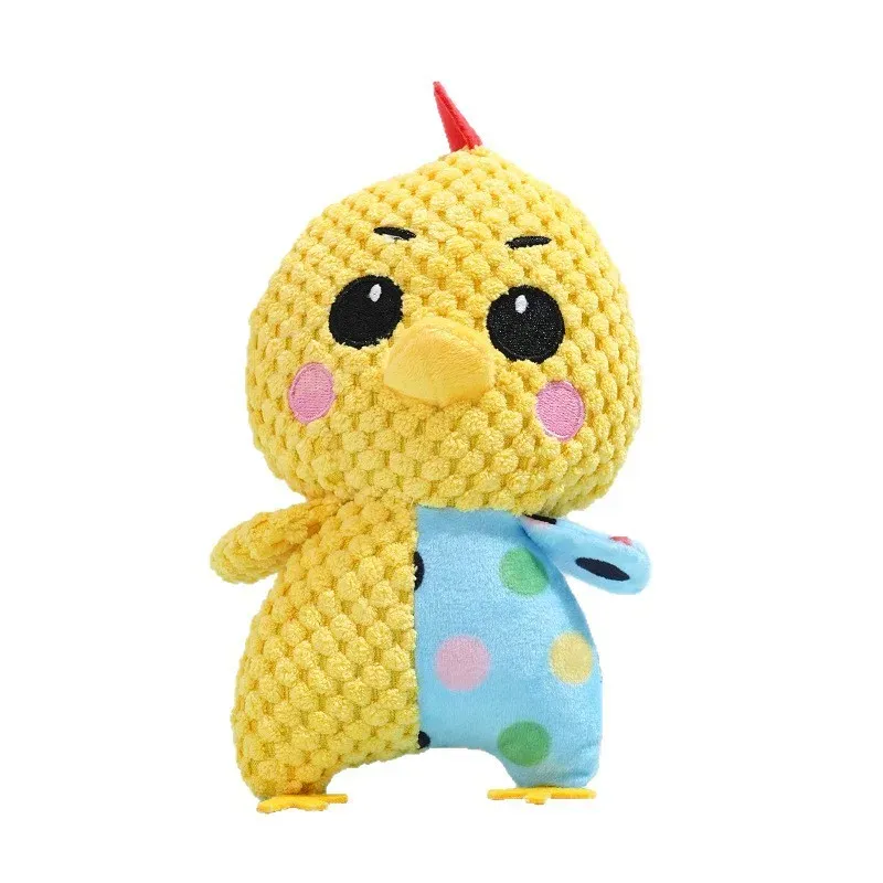 Yellow Chick Plush Dog Toy - photo 5