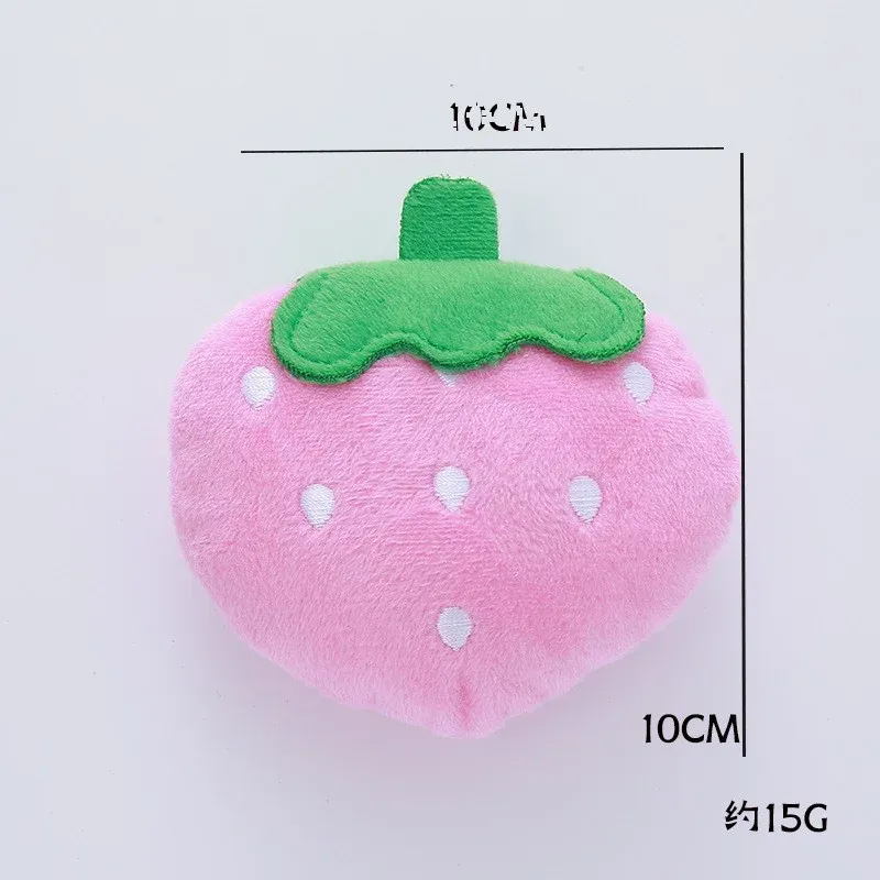 Strawberry Plush Dog Toy wholesale from Lanshine Pet