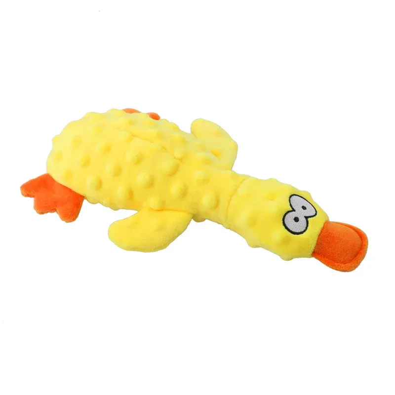 Bubble-Texture Duck Plush Dog Toys - photo 2