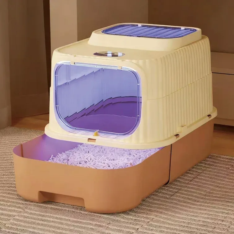 Cruiser Enclosed Litter Box wholesale pet product from Lanshine Pet