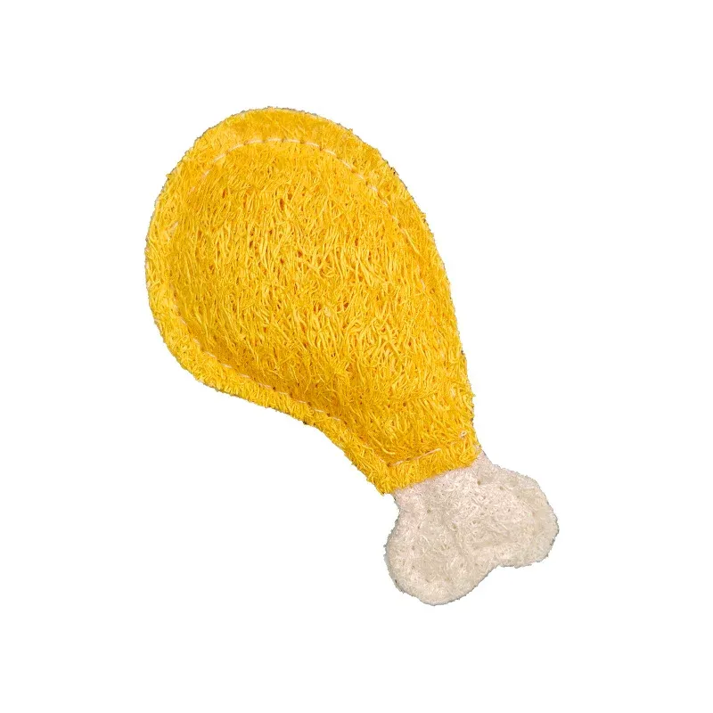 Natural Loofah Cat Chew Toys with Catnip wholesale from Lanshine Pet