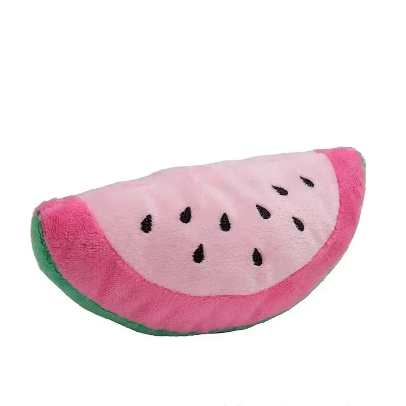 Pink Watermelon Plush Dog Toy wholesale from Lanshine Pet