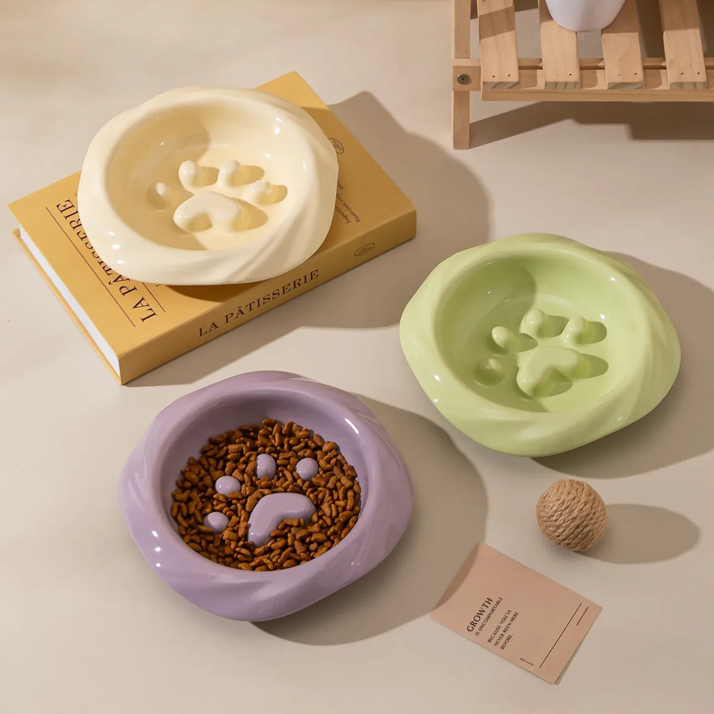 Ceramic Slow-Feeder Bowl - photo 3