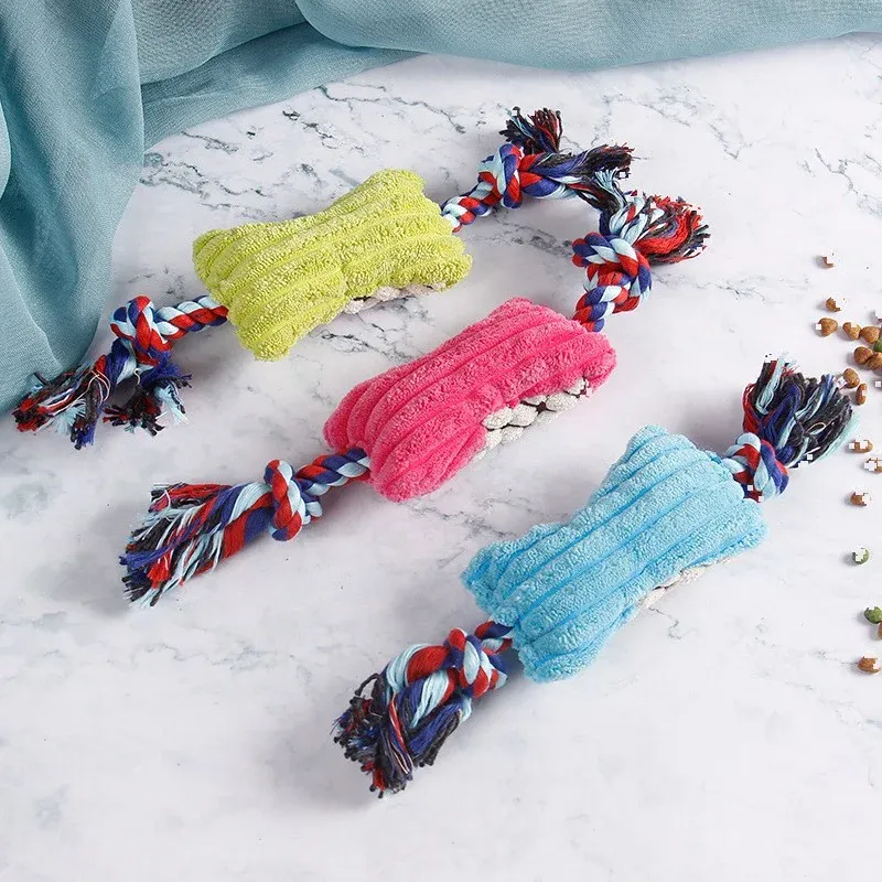 Rope Candy Plush Dog Toy - photo 1