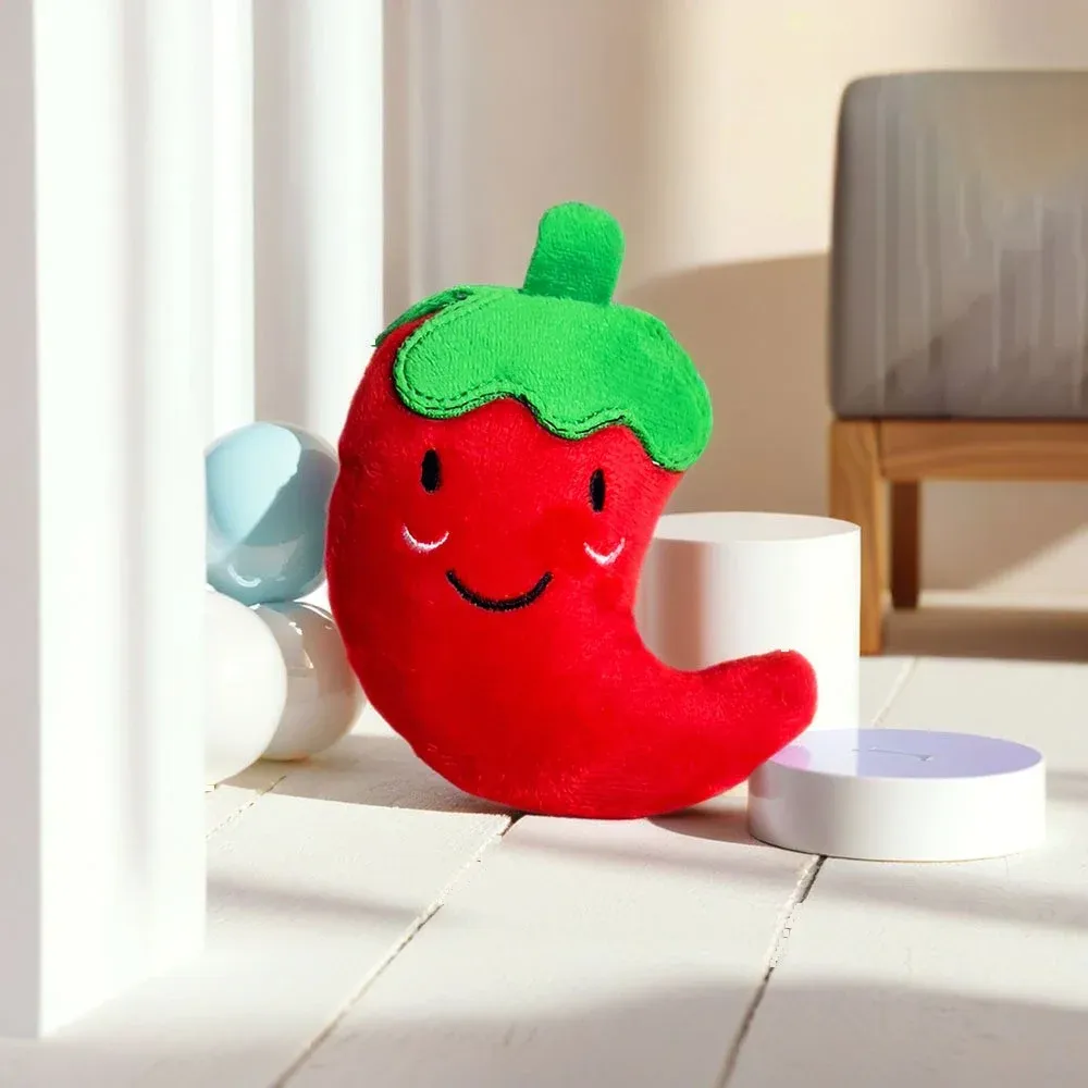 Chili Pepper Plush Dog Toy wholesale from Lanshine Pet