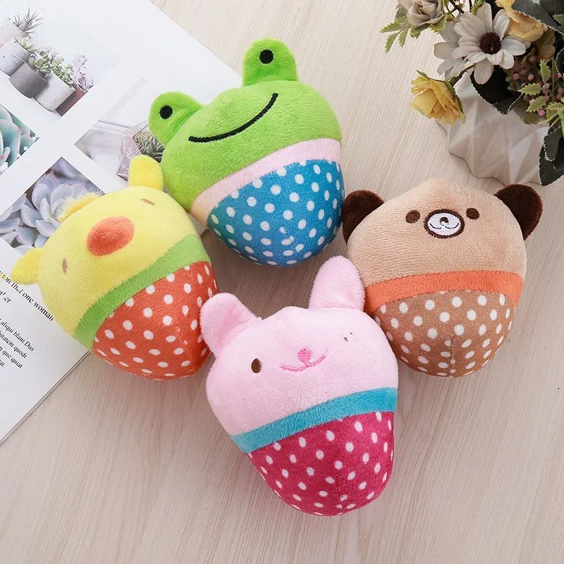 Animal Ball Plush Dog Toys (4 Designs) wholesale from Lanshine Pet