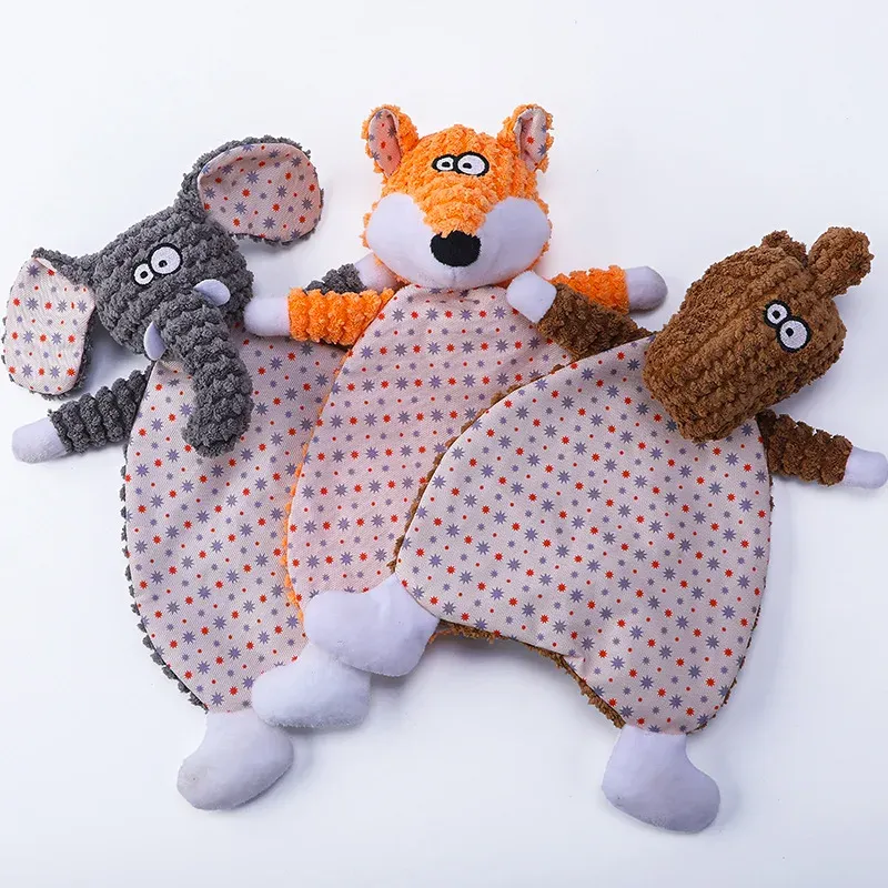 Flat Crinkle Plush Dog Toys (No Stuffing) wholesale from Lanshine Pet