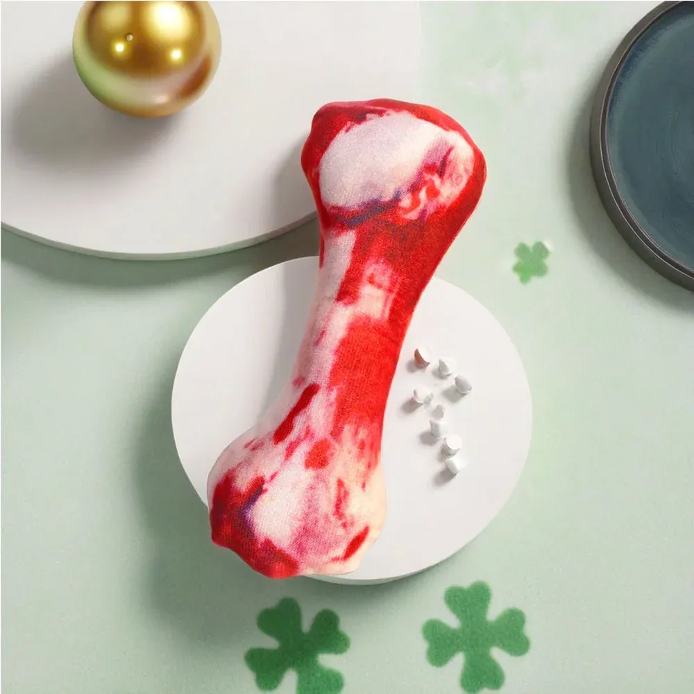 Simulation Bone Plush Dog Toy wholesale from Lanshine Pet