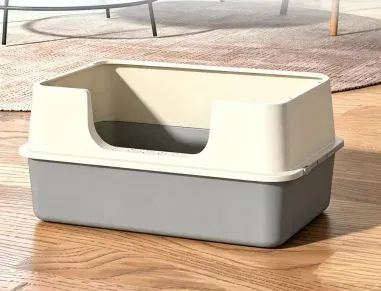 Square Side-Entry Semi-Enclosed Litter Box - photo 2