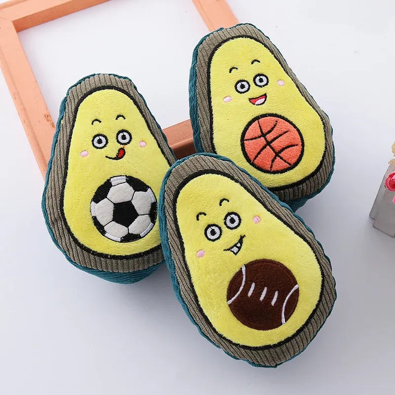 Sports Avocado Plush Dog Toy wholesale from Lanshine Pet