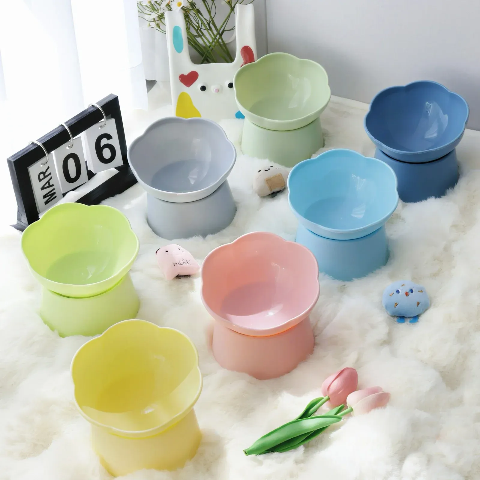 Tall Flower Neck-Protection Bowl - neck protection bowl wholesale from Lanshine Pet