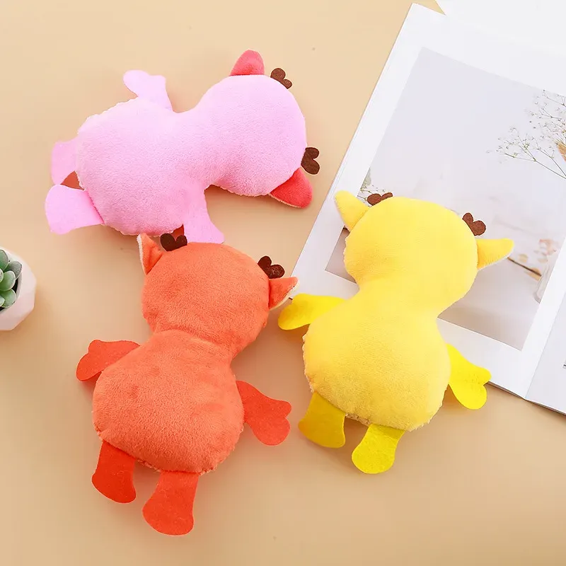 Heart Deer Plush Dog Toy - photo 3