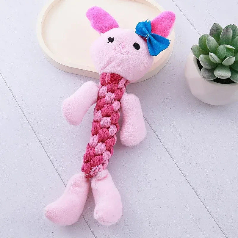 Happy Twist Animals Plush Dog Toys (4 Designs) - photo 2