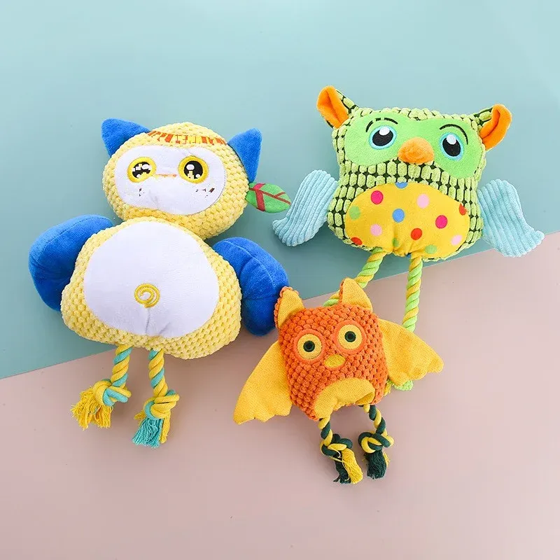 Little Owl Plush Dog Toy wholesale from Lanshine Pet