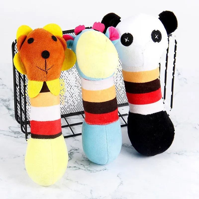 Rainbow Panda Lion Deer Plush Dog Toys wholesale from Lanshine Pet