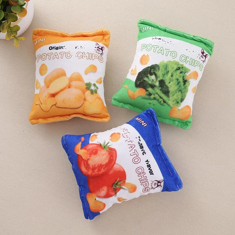 Chips Bag Plush Dog Toy wholesale from Lanshine Pet