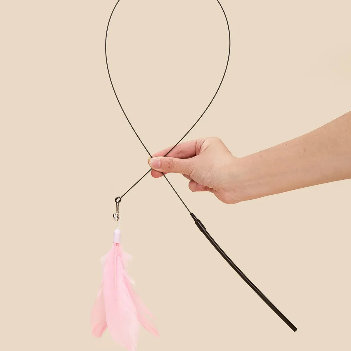 Suction Cup Self-Play Cat Teaser wholesale pet product from Lanshine Pet