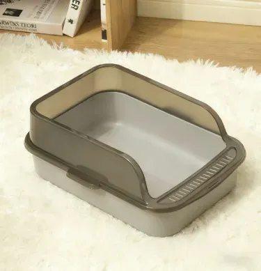 Small Handled Semi-Enclosed Litter Box - photo 4