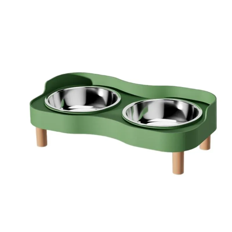 Pet Raised Double Bowl Dining Table - photo 3